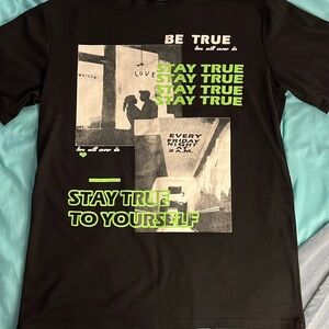 Shein Slayr slogan Graphic Tee Short Sleeve
